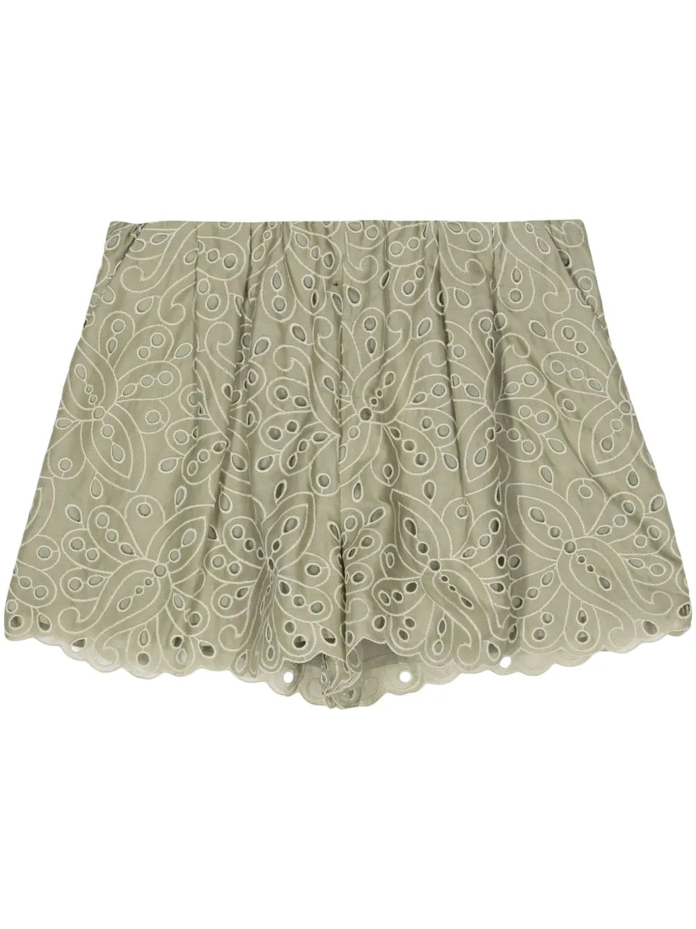 Broderie Anglaise Cotton Shorts