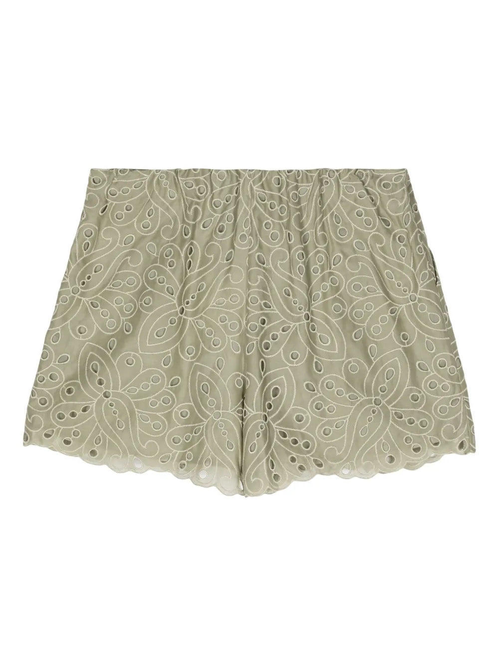 Broderie Anglaise Cotton Shorts
