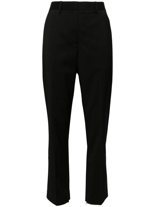 Slim-Fit Wool Trousers