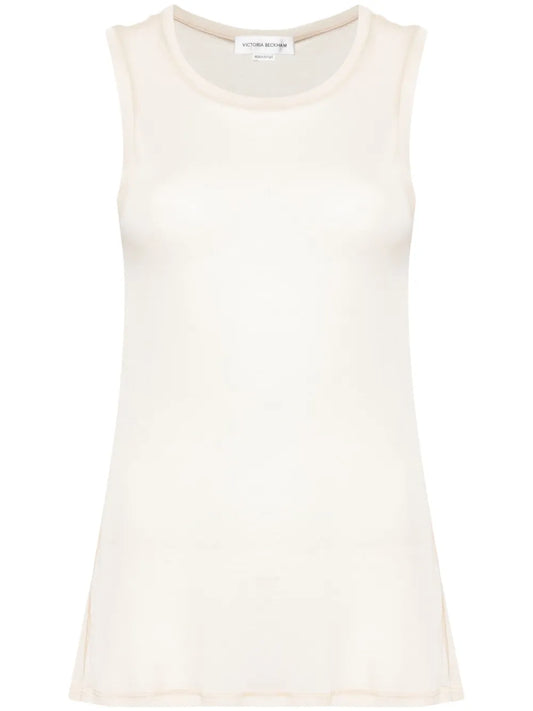 Semi-Sheer Slub Tank Top