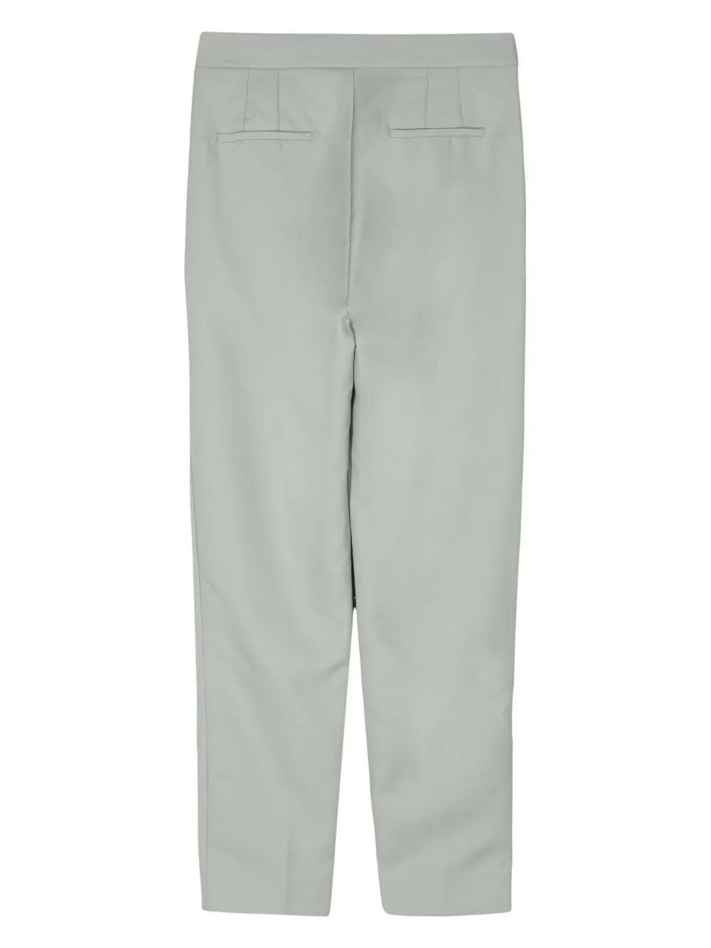 Pleat-Detail Tapered Trousers