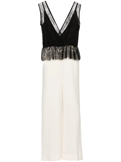V-Neck Crepe Jumpsuit