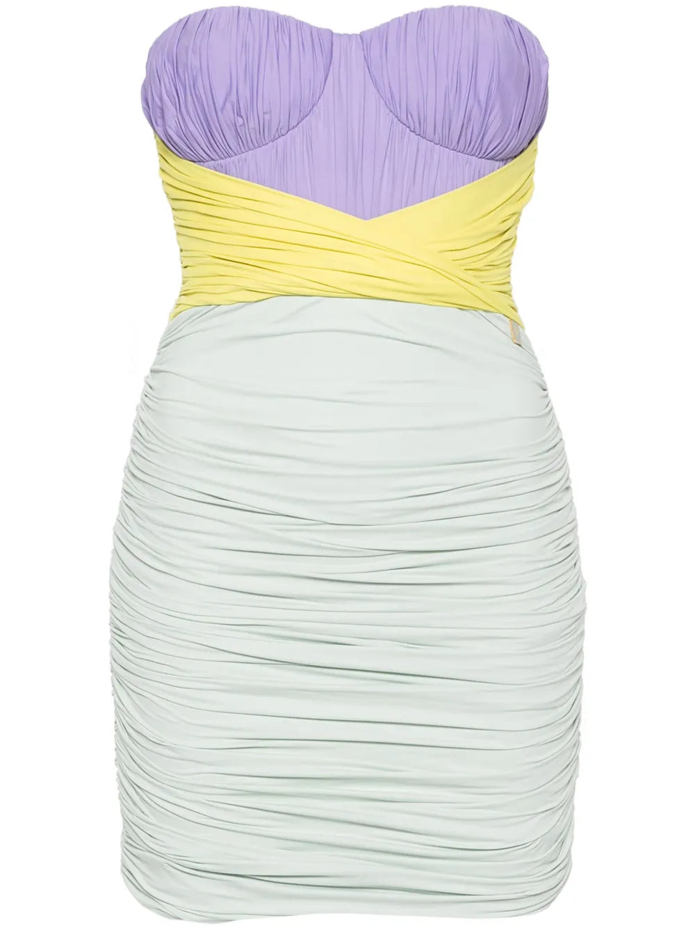 Draped Jersey Mini Dress