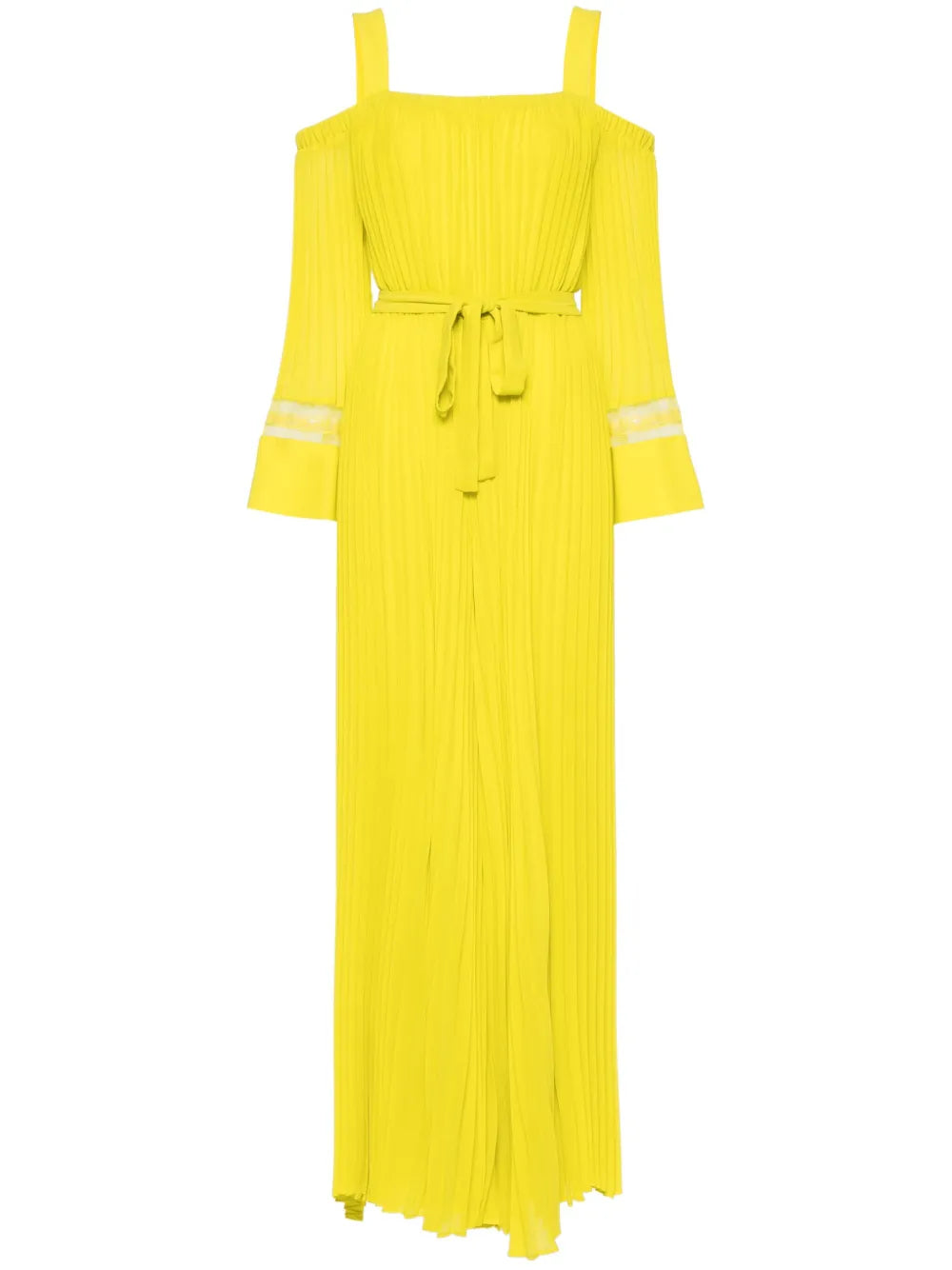 Pleated Georgette-Crepe Jumpsuit