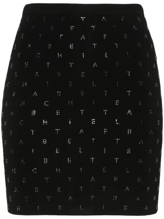 Logo-Embellished Mini Skirt