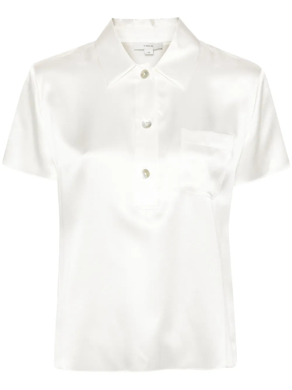 Silk Polo Top