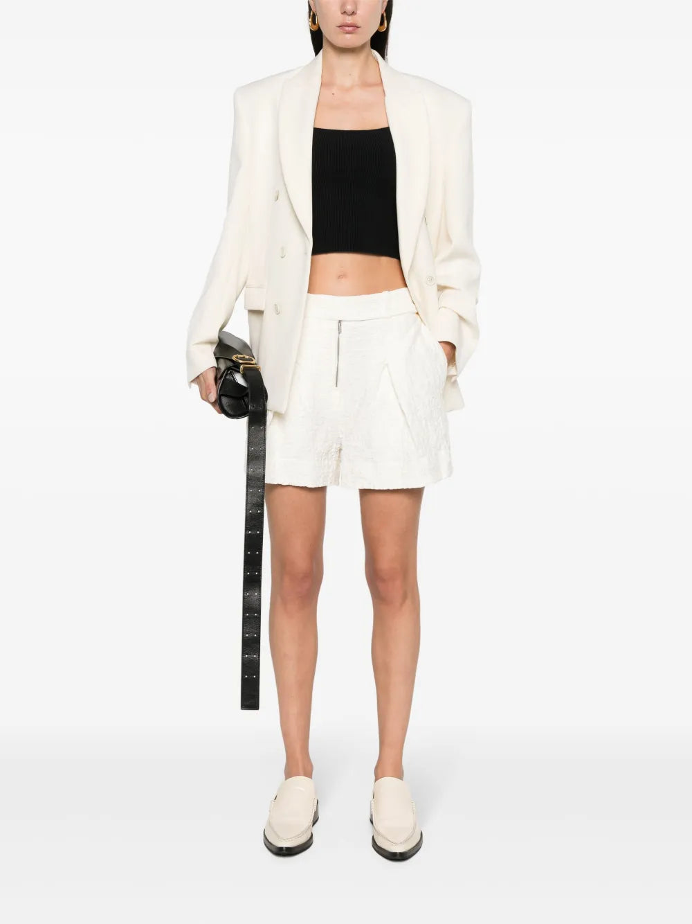 Textured-Finish Shorts