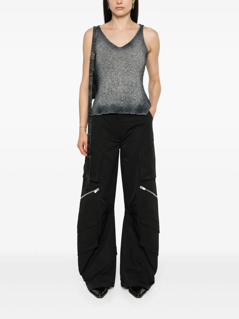 Faded Sleeveless Top