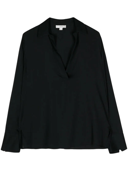Silk V-Neck Blouse