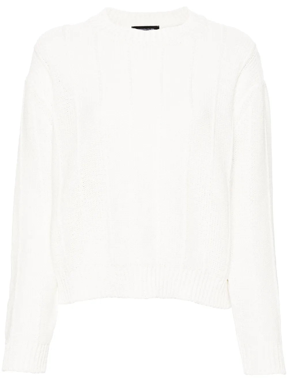 Crew-Neck Ribbed-Knit Jumper