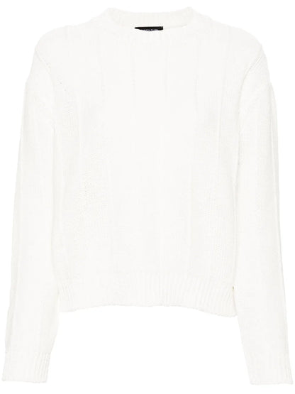 Crew-Neck Ribbed-Knit Jumper