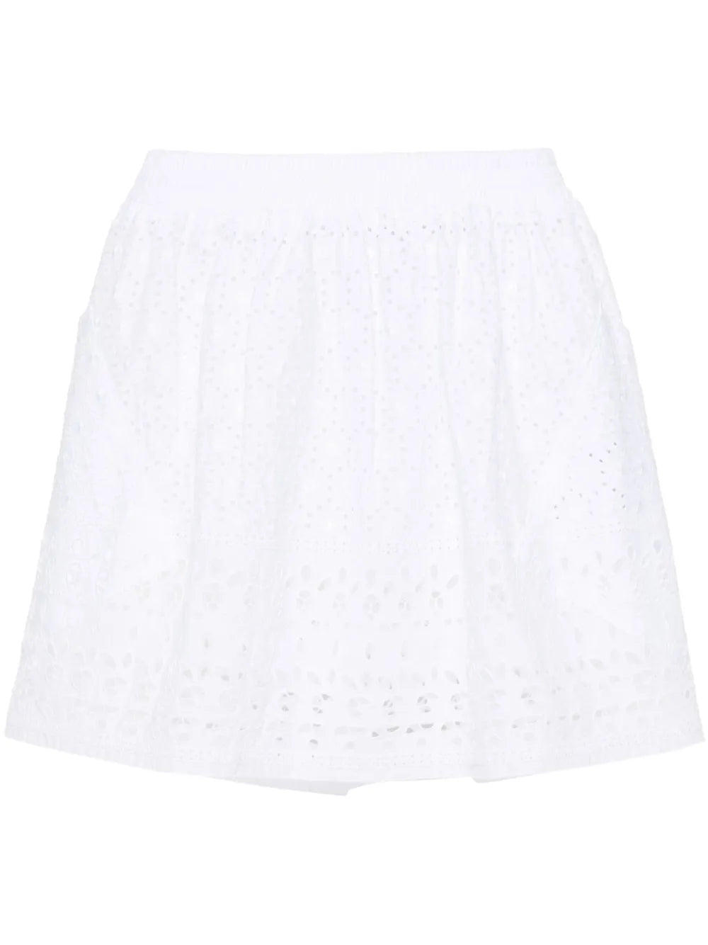 Broderie-Anglaise Mini Skirt