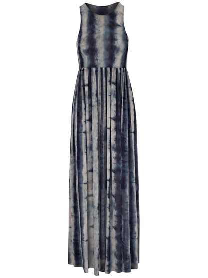 Tie-Dye Print Maxi Dress