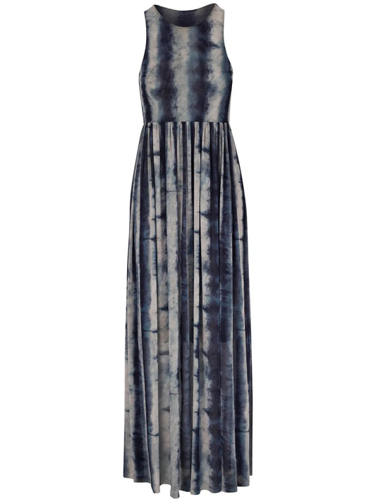 Tie-Dye Print Maxi Dress