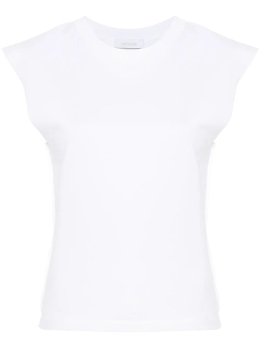 Chain-Detail Cotton T-Shirt