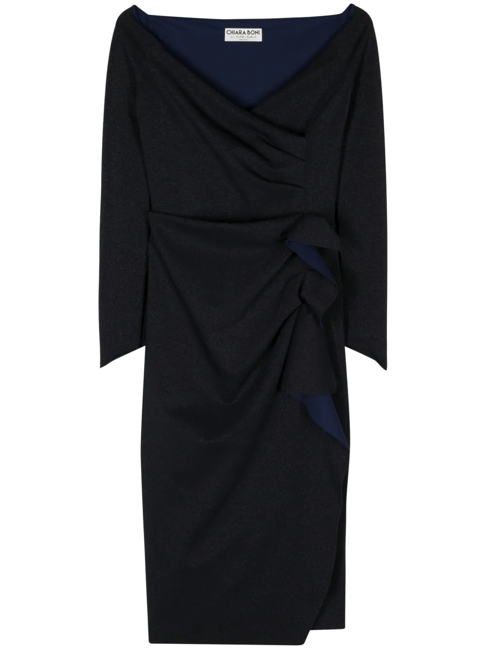 Silveria Gathered Lurex Dress