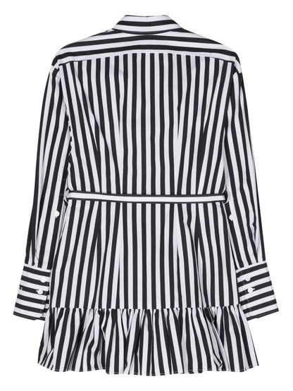 Striped Mini Shirt Dress