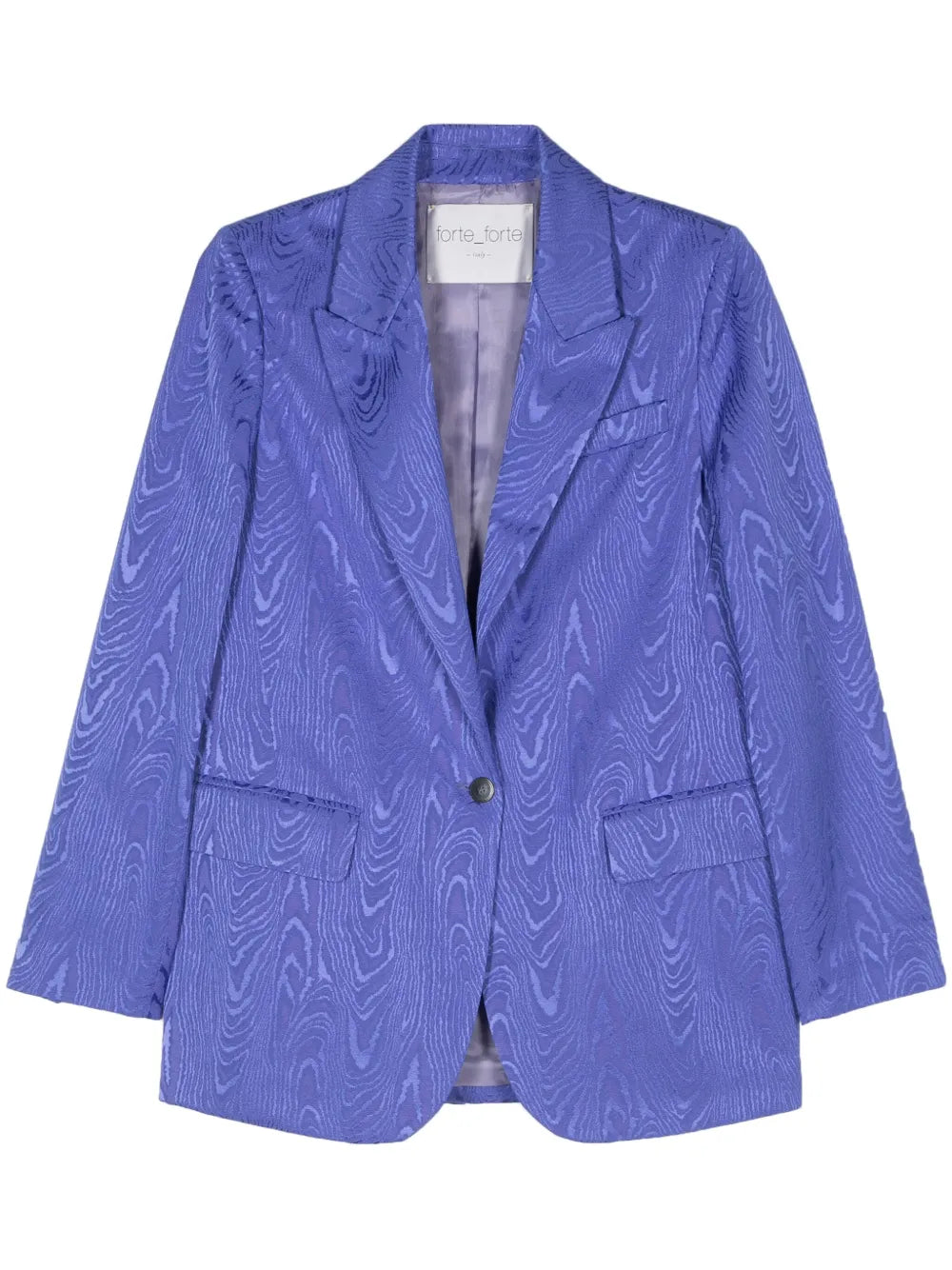 Moire-Effect Blazer