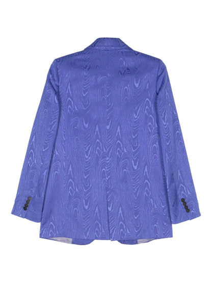 Moire-Effect Blazer