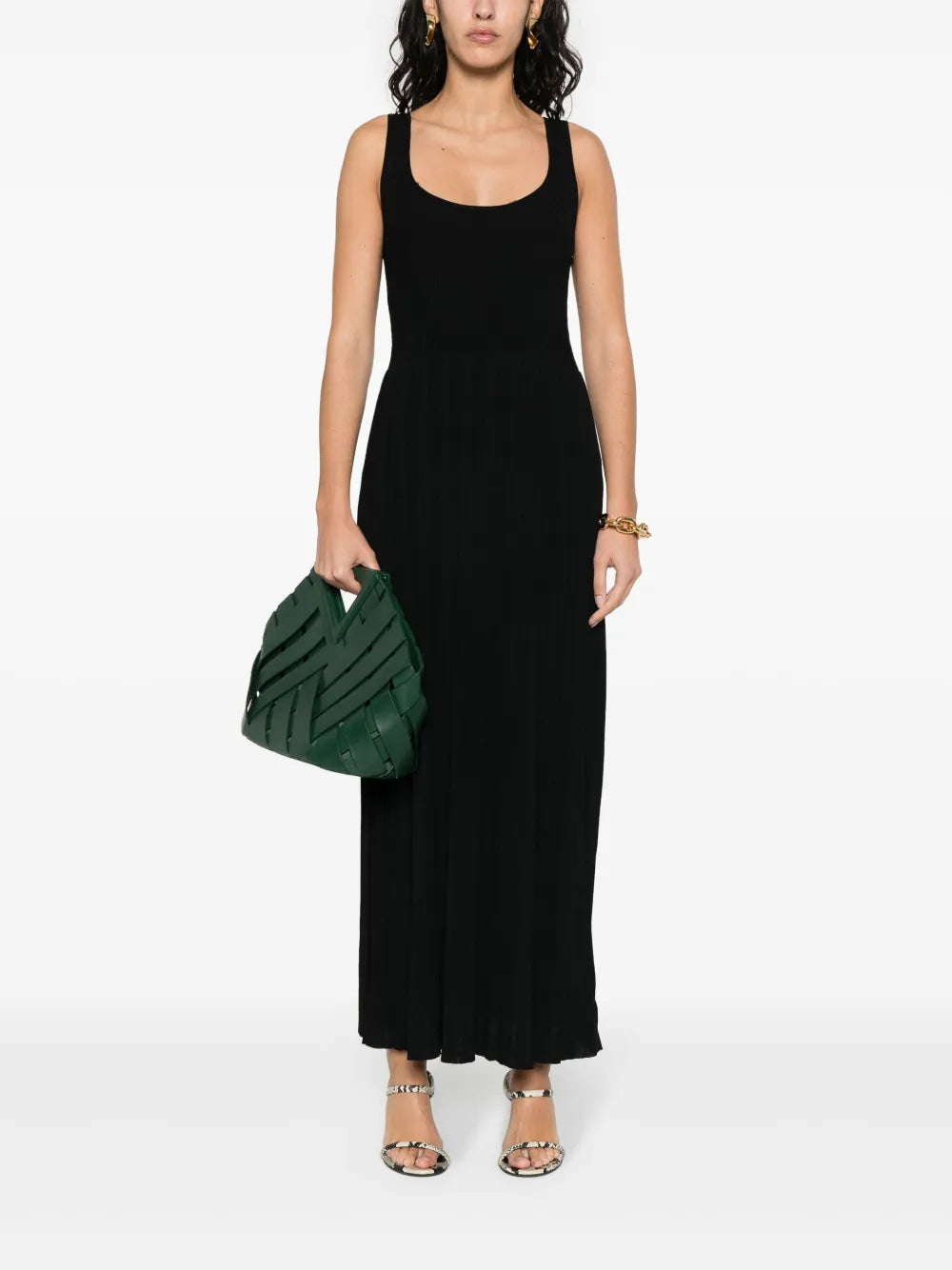 Ribbed Sleeveless Maxi Dress