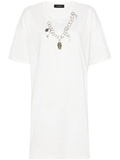 Graphic-Print T-Shirt Minidress