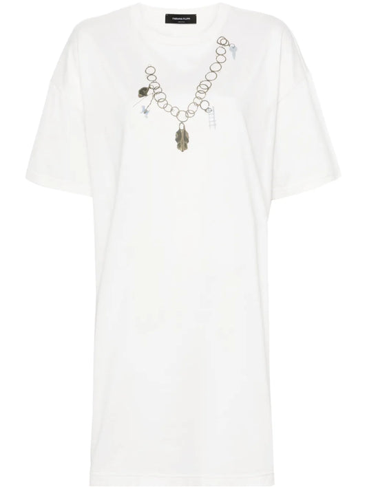 Graphic-Print T-Shirt Minidress