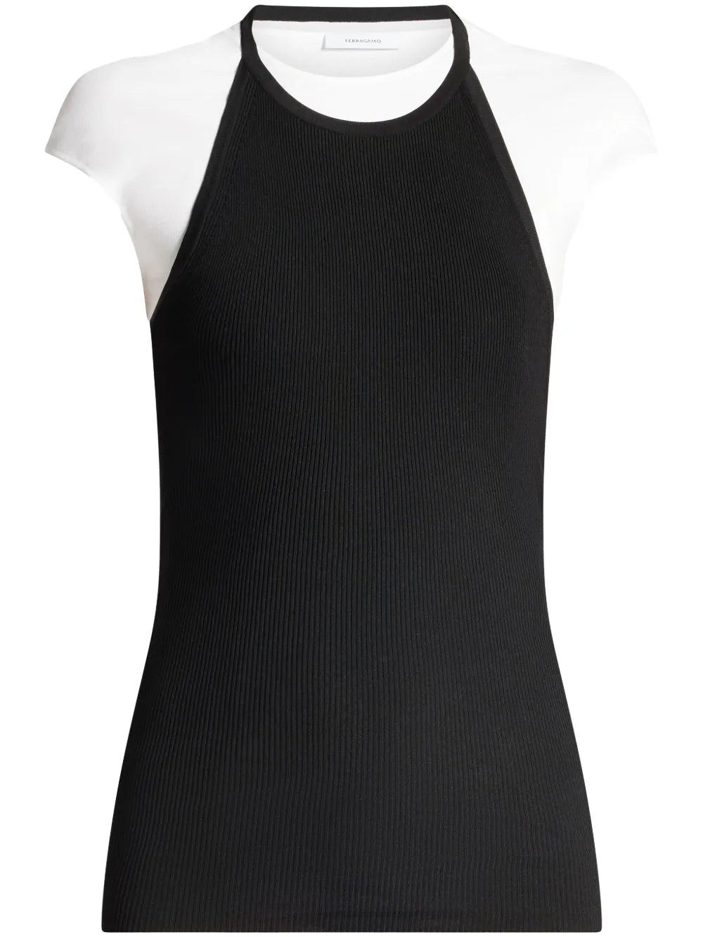 Colourblock Panelled Top