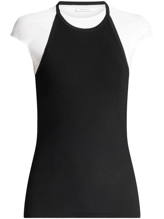 Colourblock Panelled Top