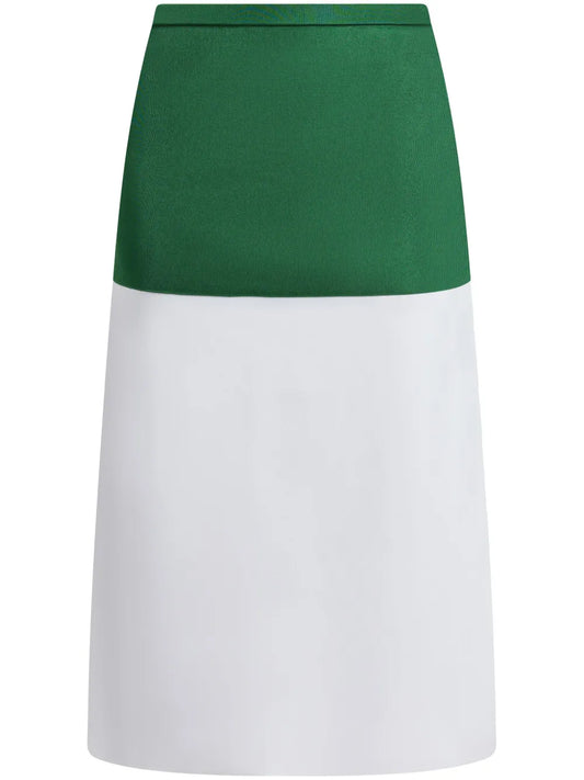Colour-Block Layered Skirt