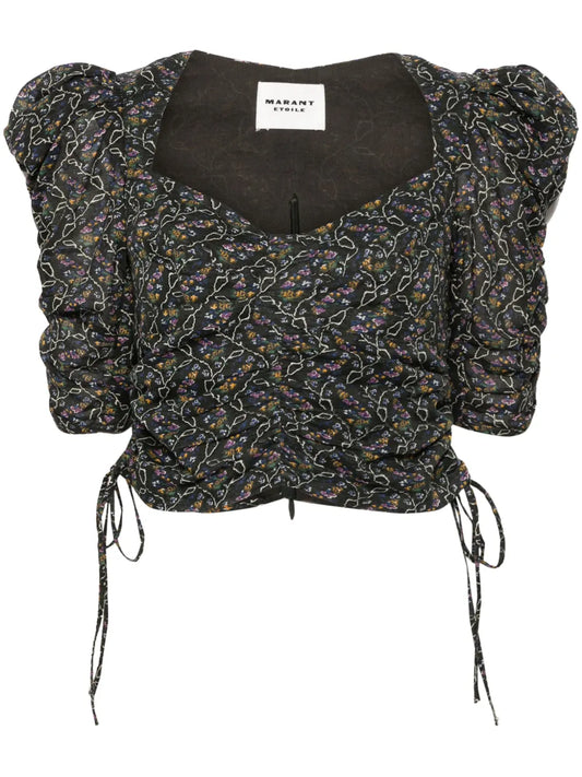 Galaor Floral-Print Top