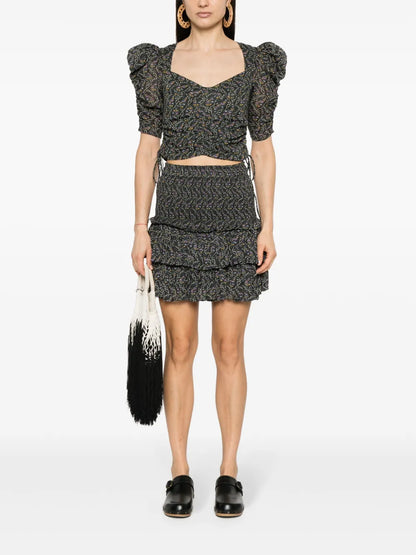 Galaor Floral-Print Top