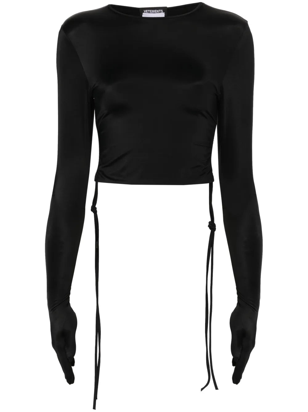 Cropped Long-Sleeve T-Shirt