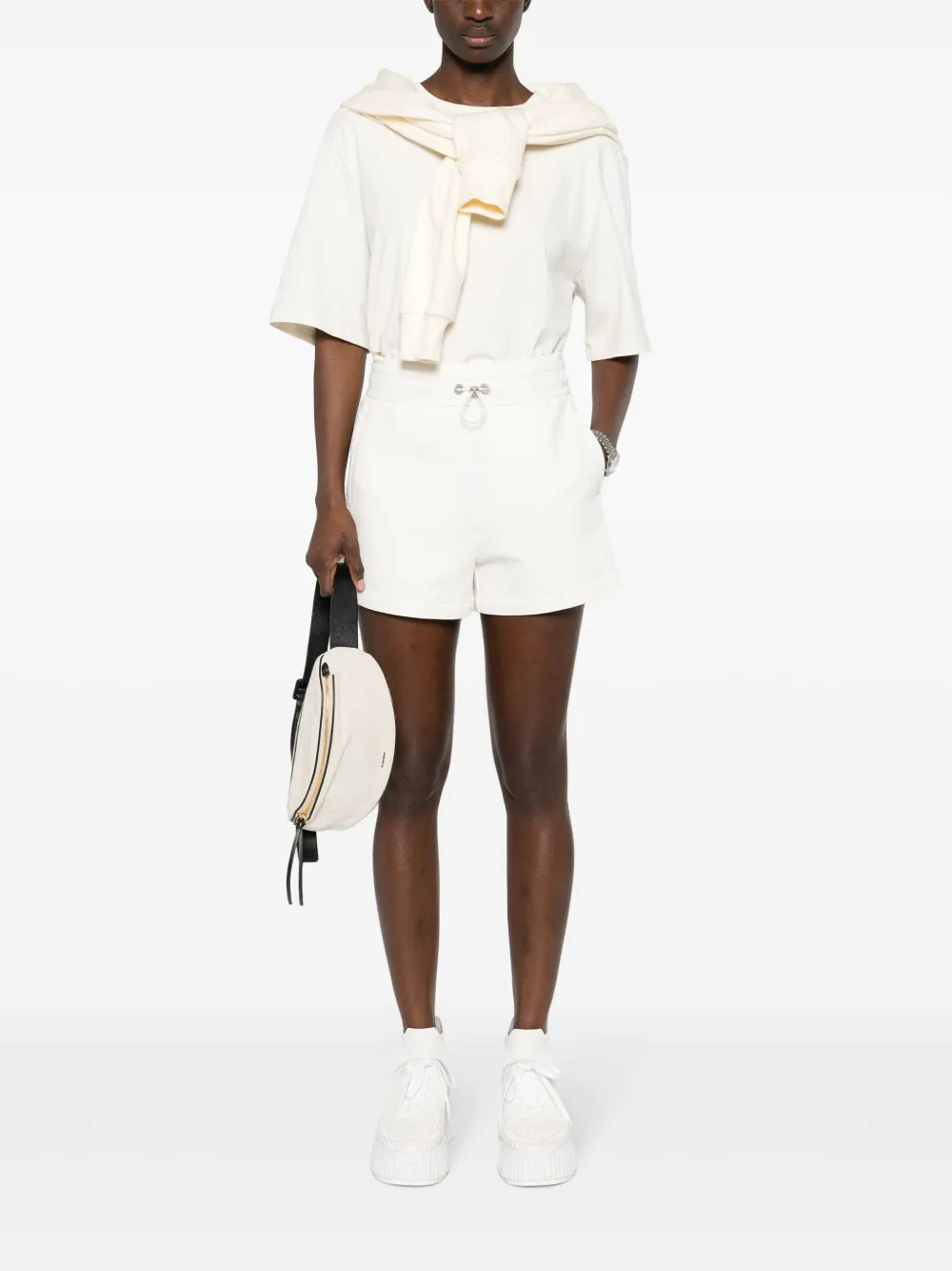 Mixmedia Logo-Plaque Shorts