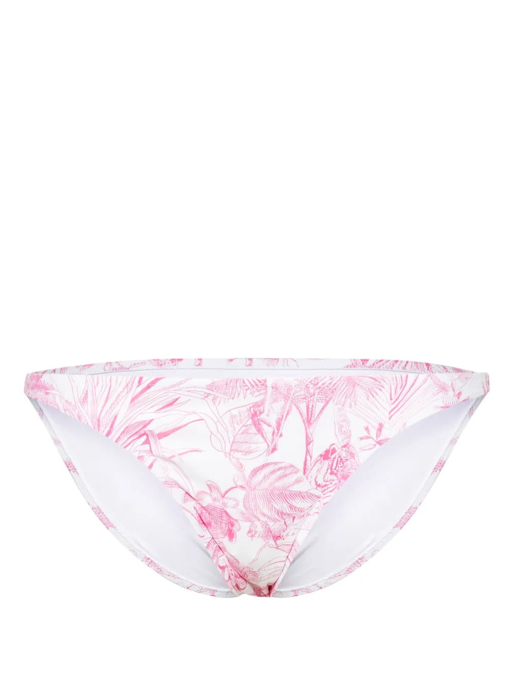Alba Floral-Print Bikini Bottoms