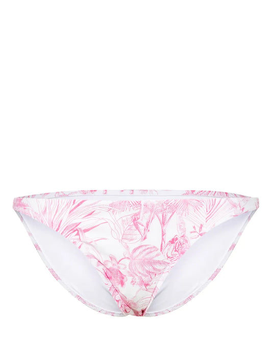 Alba Floral-Print Bikini Bottoms