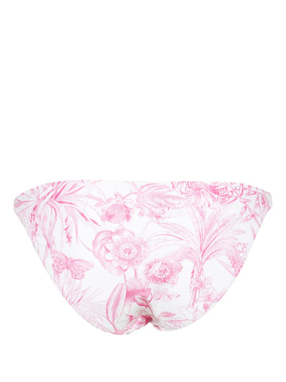 Alba Floral-Print Bikini Bottoms