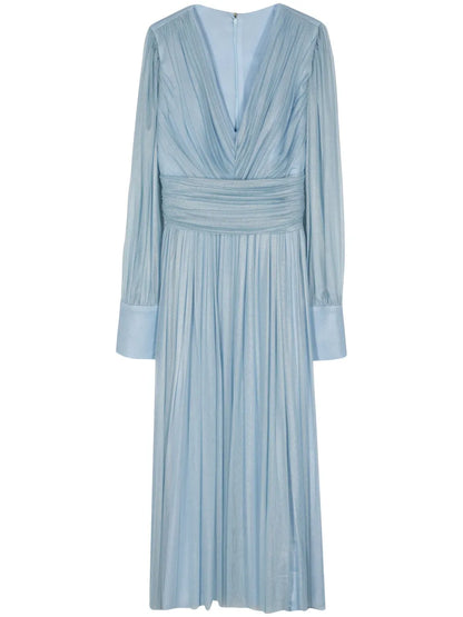 Draped Midi Dress