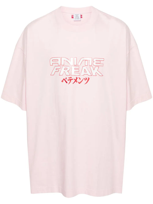Slogan-Print Cotton T-Shirt