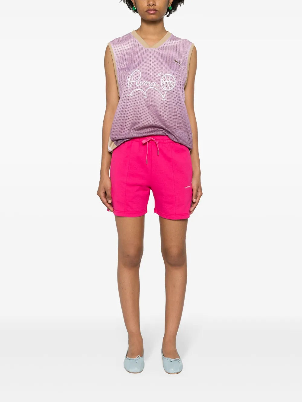 Striped Jersey Shorts