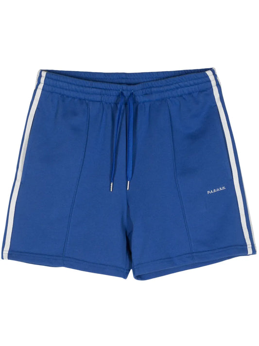 Logo-Embroidered Striped Shorts