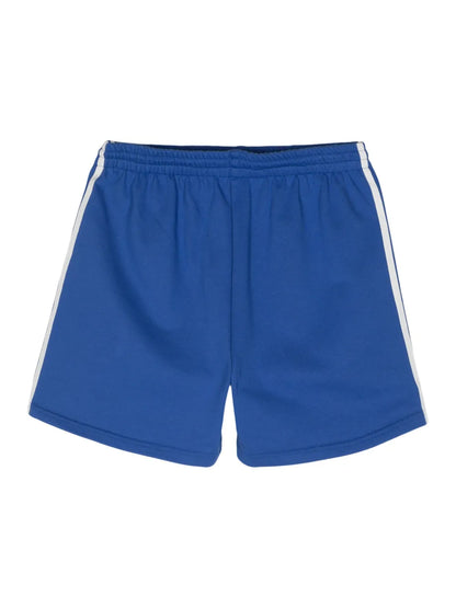 Logo-Embroidered Striped Shorts