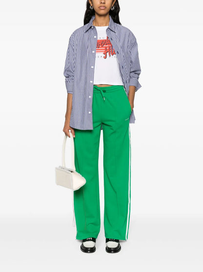 Logo-Embroidered Straight Trousers