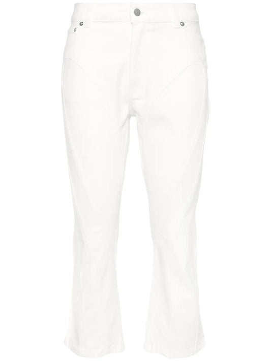 High-Rise Cropped Jeans