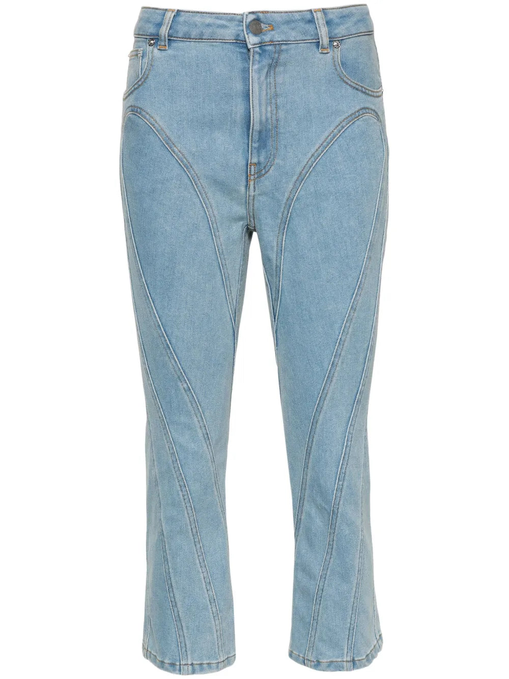 High-Rise Cropped Jeans