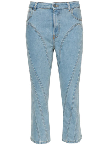 High-Rise Cropped Jeans