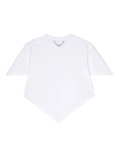 V-Shaped Cotton T-Shirt