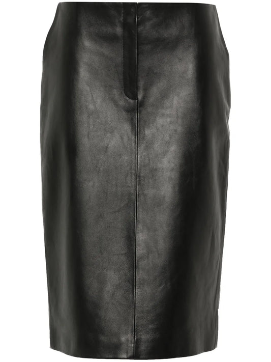 Leather Pencil Skirt