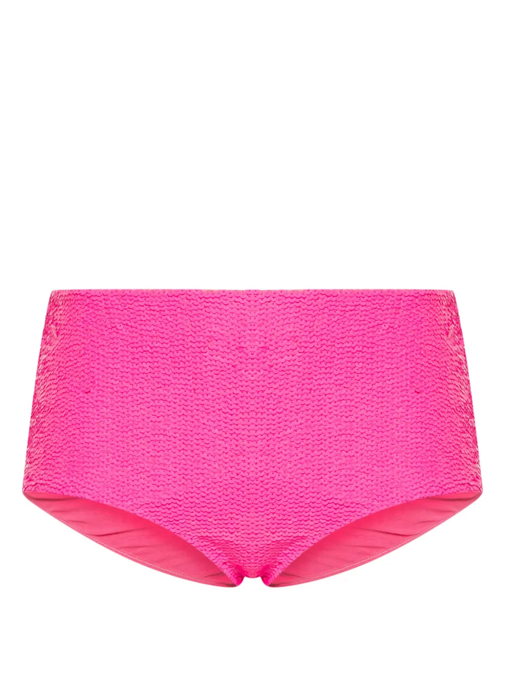 Sequined High-Waisted Bikini Bottoms