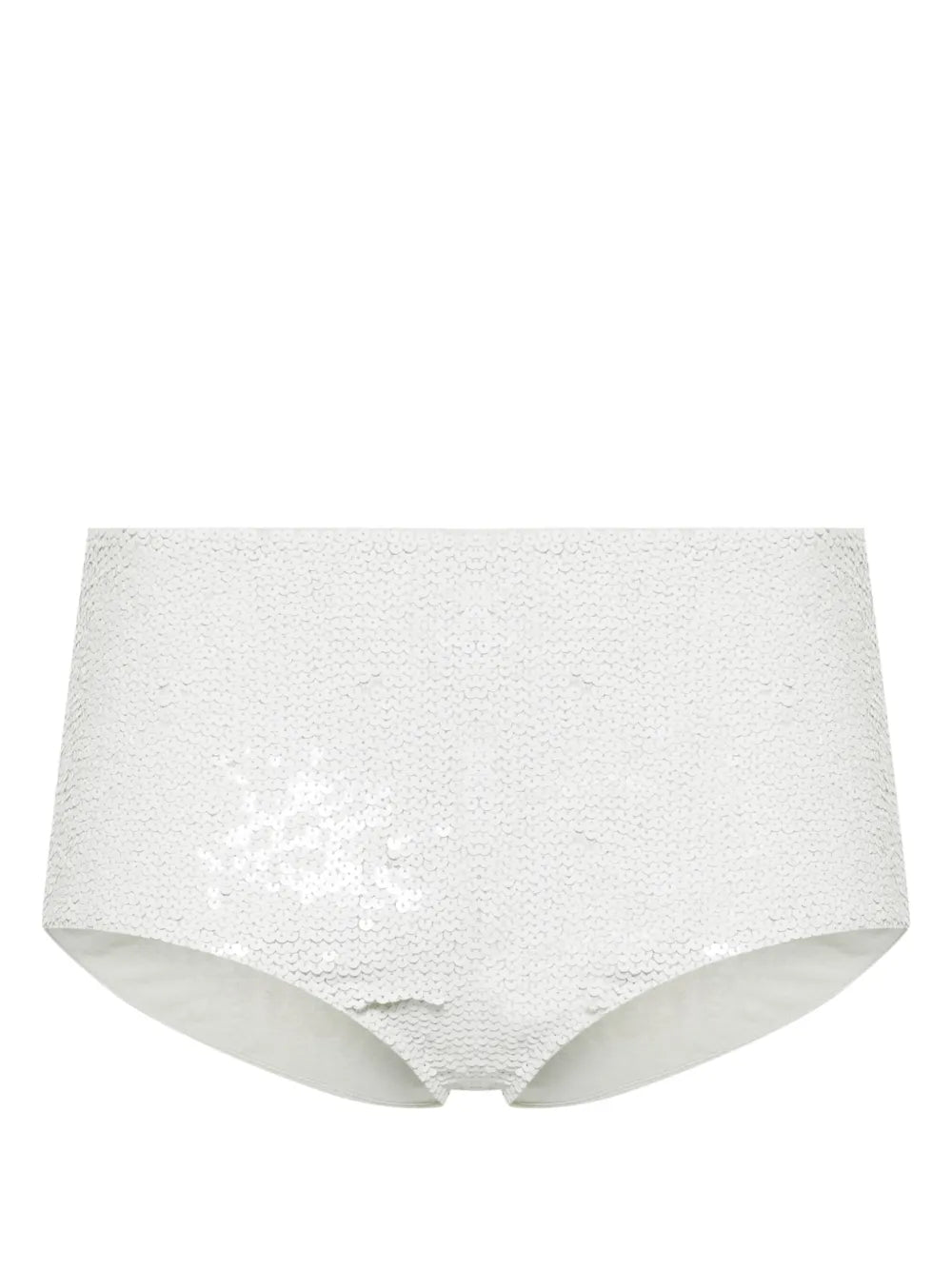 Sequined High-Waisted Bikini Bottoms
