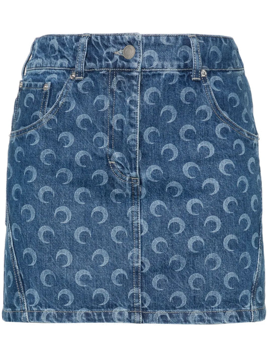 Deadstock Denim Mini Skirt